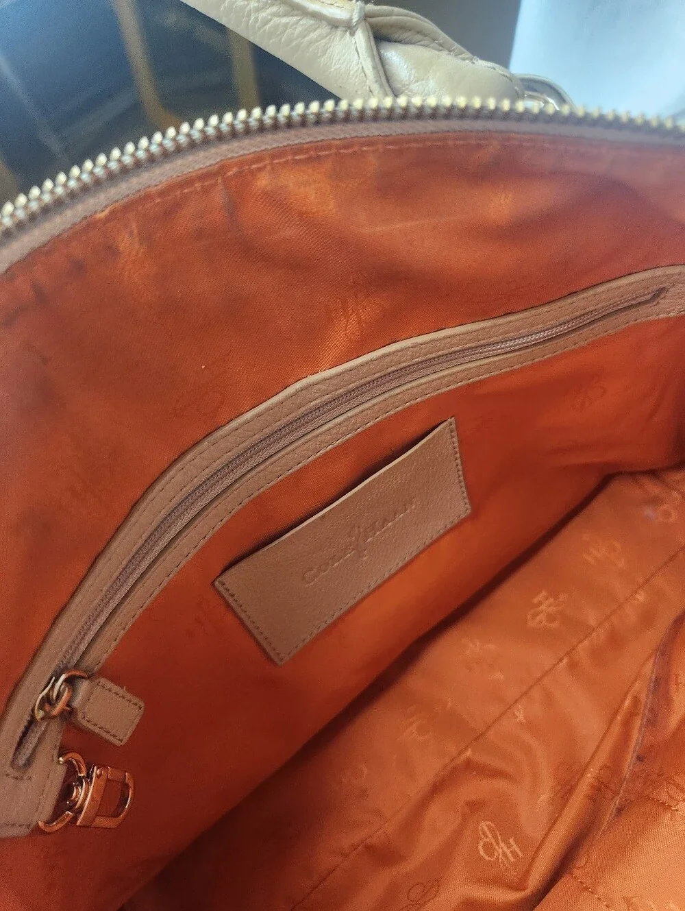 Cole Haan tan leather bag